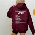 Thoughts During Work Unisex Shirts/Crewneck/Hoodie