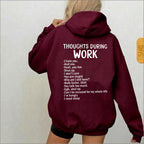 Thoughts During Work Unisex Shirts/Crewneck/Hoodie