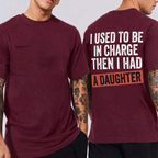 I USED TO BE IN CHARGE THEN I HAD A DAUGHTER Unisex T-shirt/Crewneck/Hoodie
