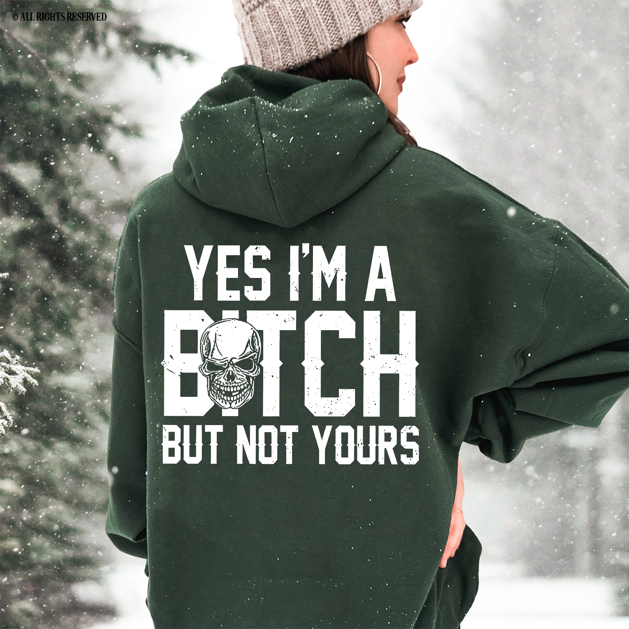 Yes I'm a Bitch But Not Yours Funny Unisex T-shirt/Crewneck/Hoodie