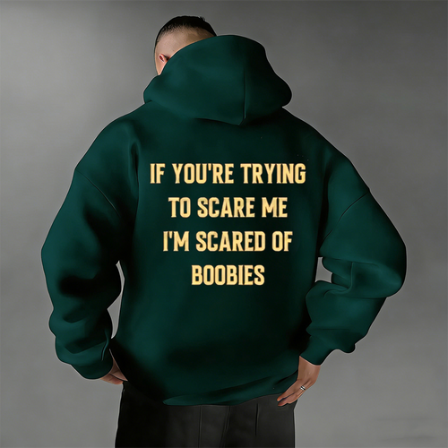 "I'm Scared Of Boobies" Funny Men’s Unisex Shirts/Crewneck/Hoodie