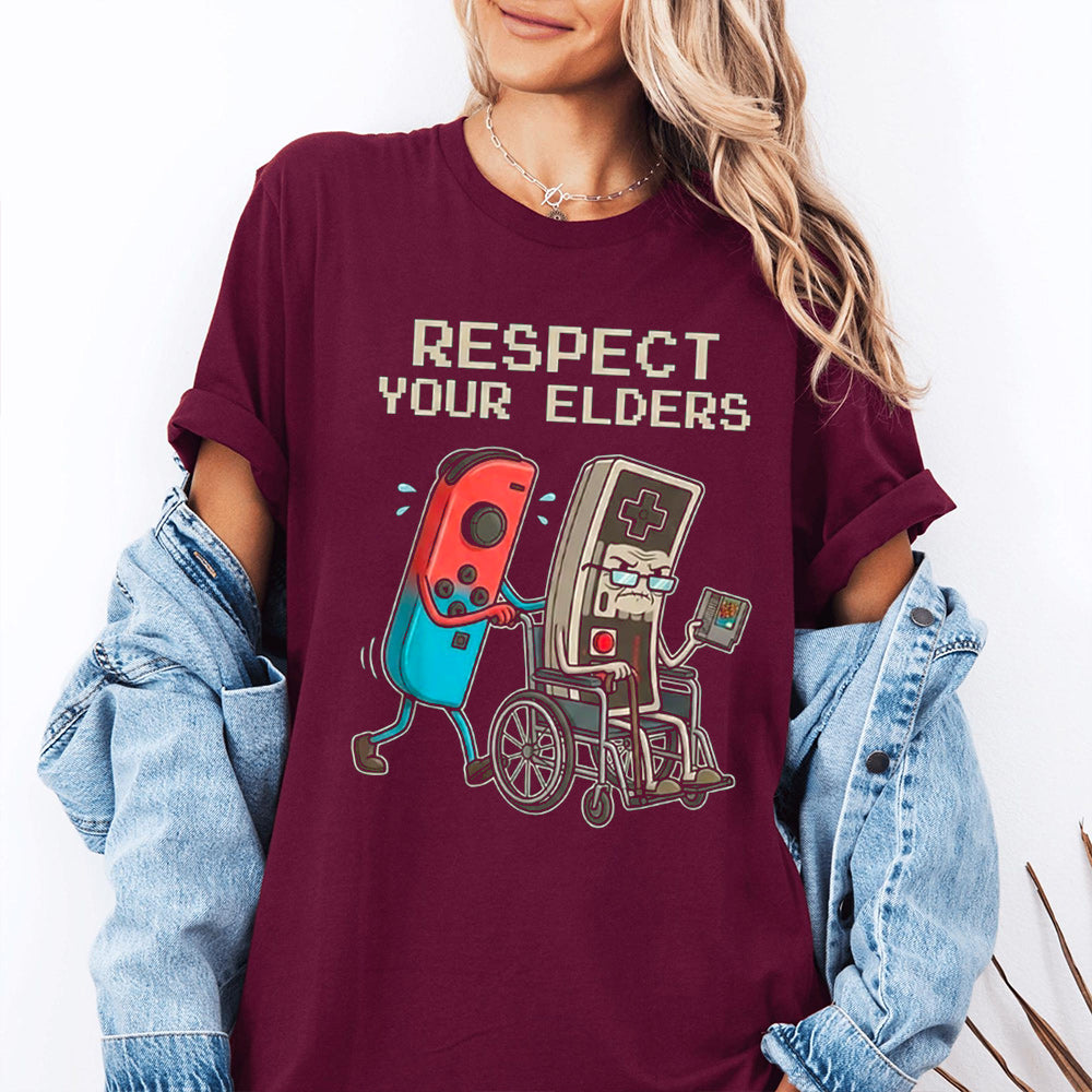 RESPECT YOUR ELDERS Nintendo Unisex T-shirt/Crewneck/Hoodie