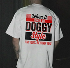 When It Comes To Doggy Style I'm 100% Behind You Beer Boobs Sex Unisex Shirts/Crewneck/Hoodie