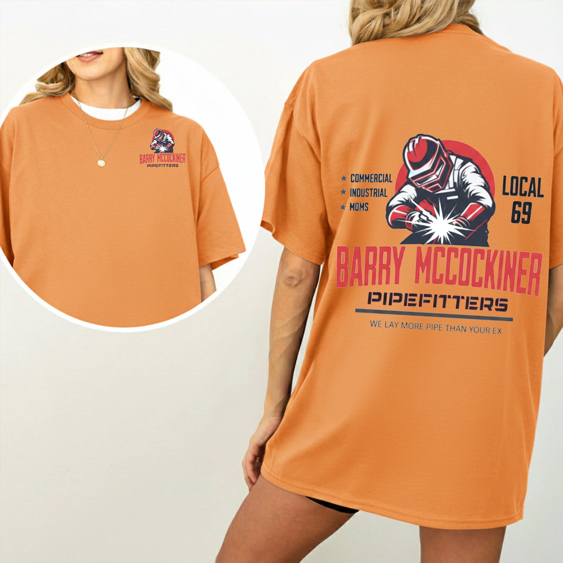 Barry Mccockiner Pipefitters Unisex Shirts/Crewneck/Hoodie