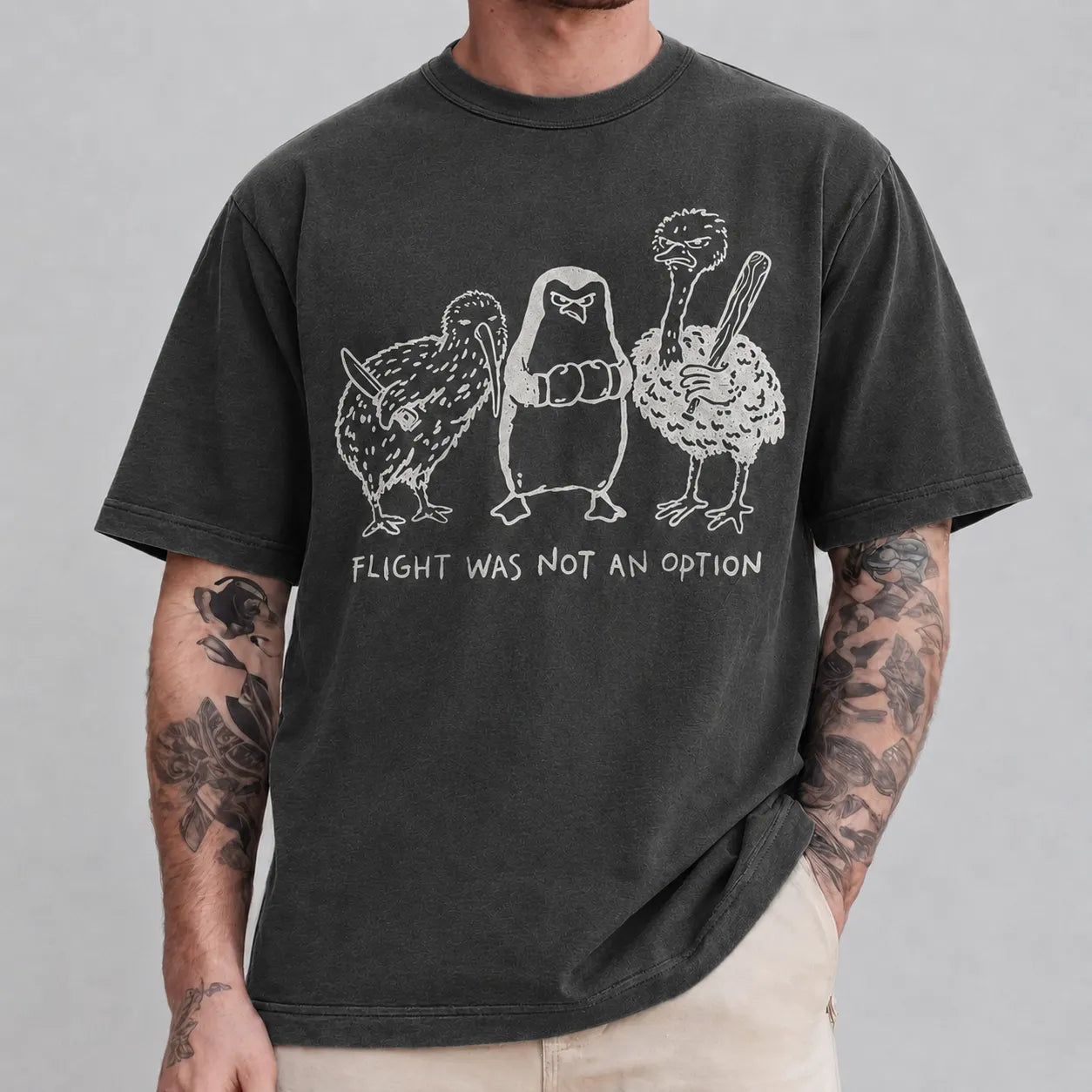 FLIGHT WAS NOT AN OPTION Unisex T-shirt/Crewneck/Hoodie