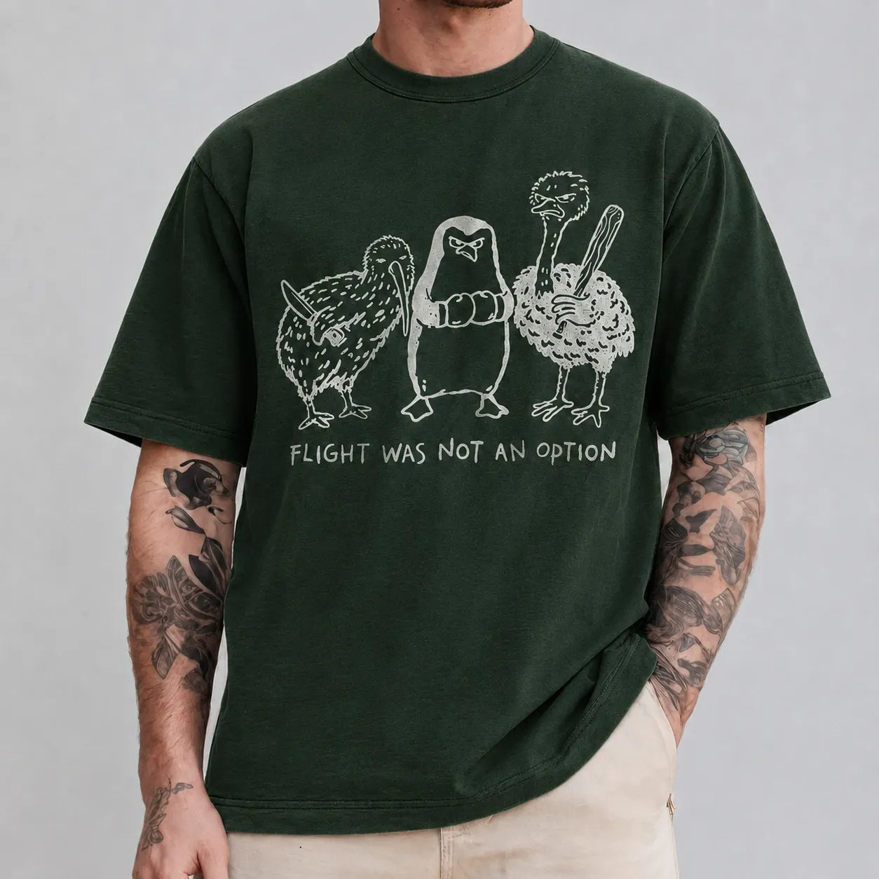 FLIGHT WAS NOT AN OPTION Unisex T-shirt/Crewneck/Hoodie