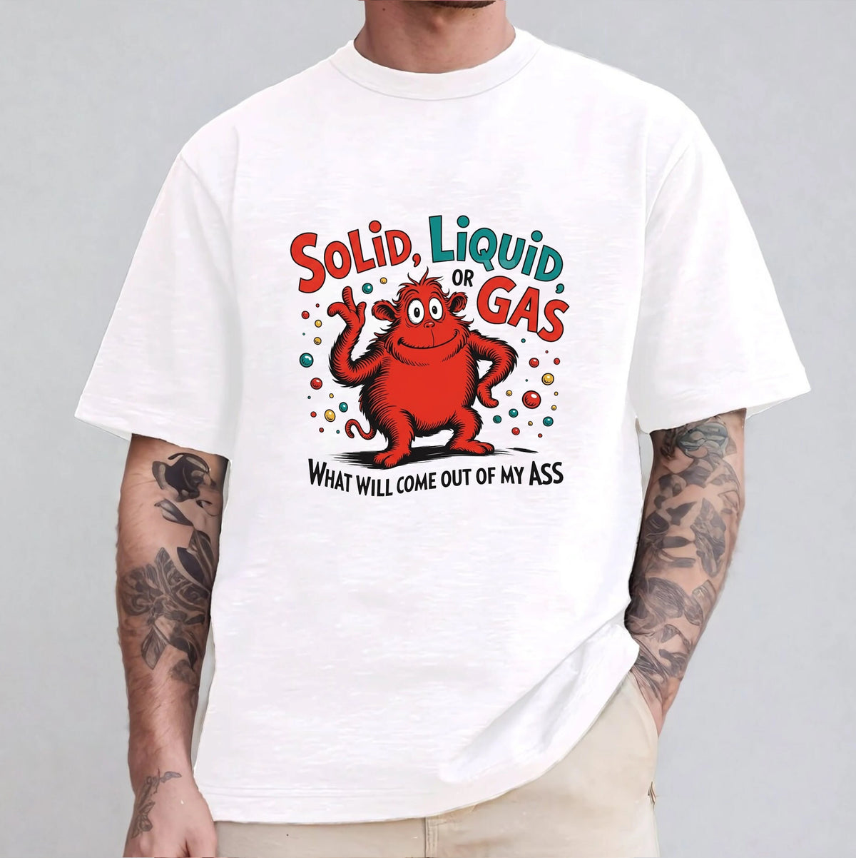 Solid Liquid Or Gas Unisex Shirts/Crewneck/Hoodie