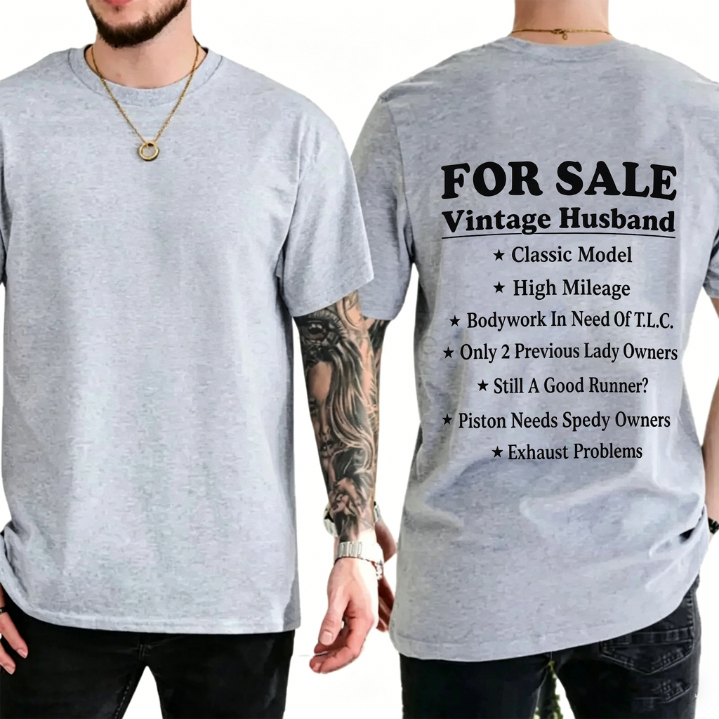 For Sale Vintage Husband Unisex Shirts/Crewneck/Hoodie