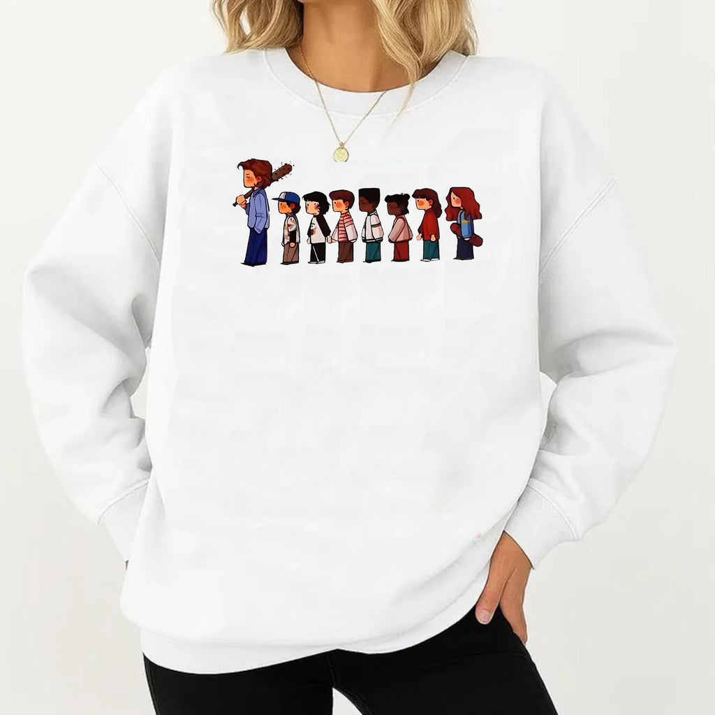 V2 Stranger Things Retro Hawkins Crew Unisex Shirts/Crewneck/Hoodie