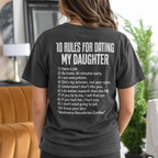 10 Rules for Dating My Daughter Gift Unisex T-shirt/Crewneck/Hoodie