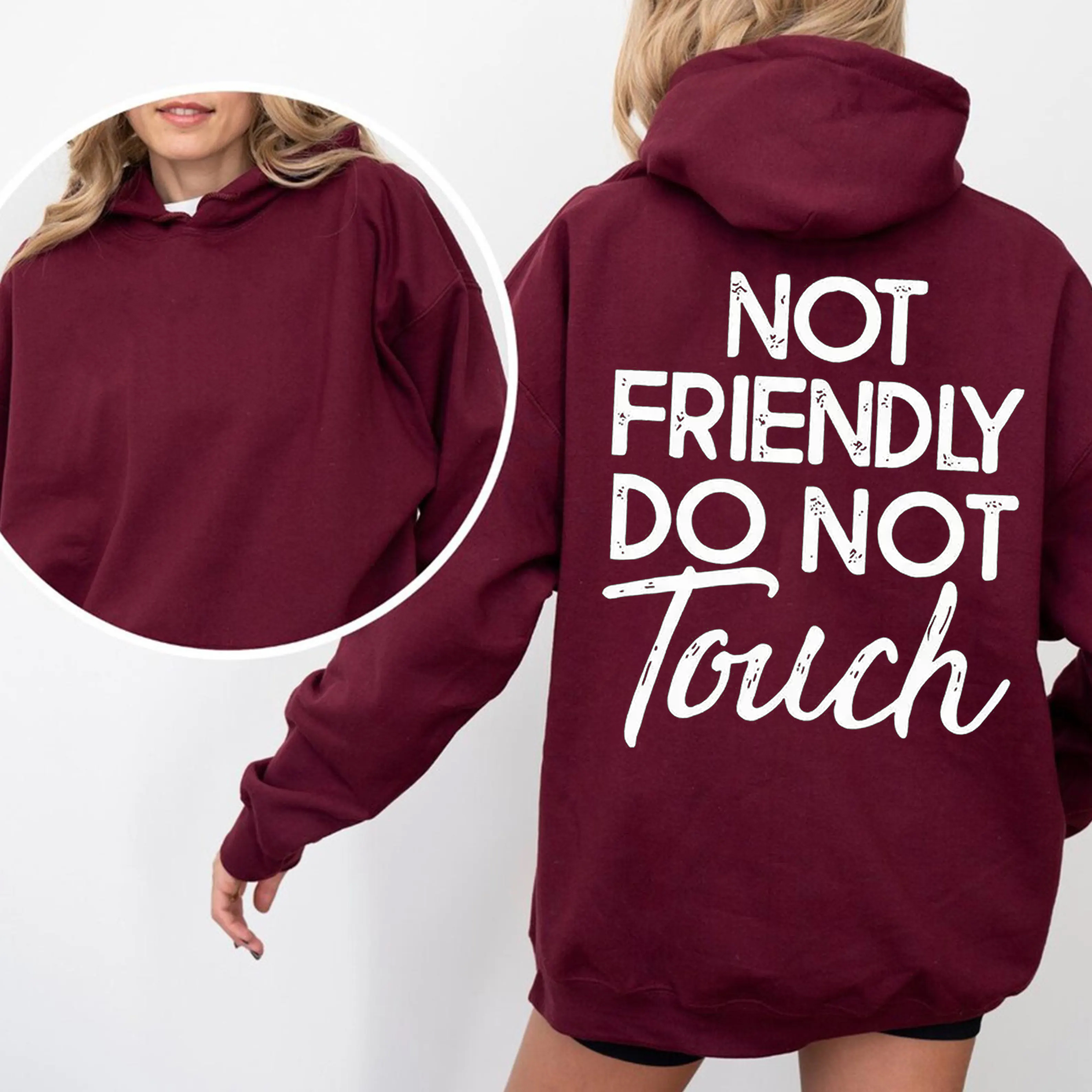 Not friendly Do not touch Unisex T-shirt/Crewneck/Hoodie