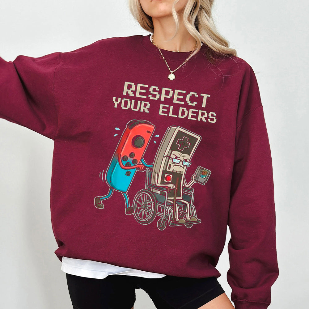 RESPECT YOUR ELDERS Nintendo Unisex T-shirt/Crewneck/Hoodie