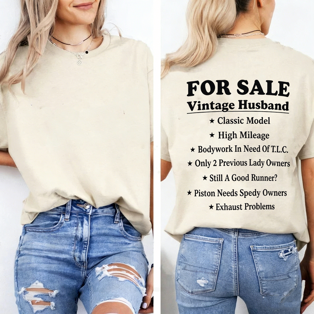 For Sale Vintage Husband Unisex Shirts/Crewneck/Hoodie