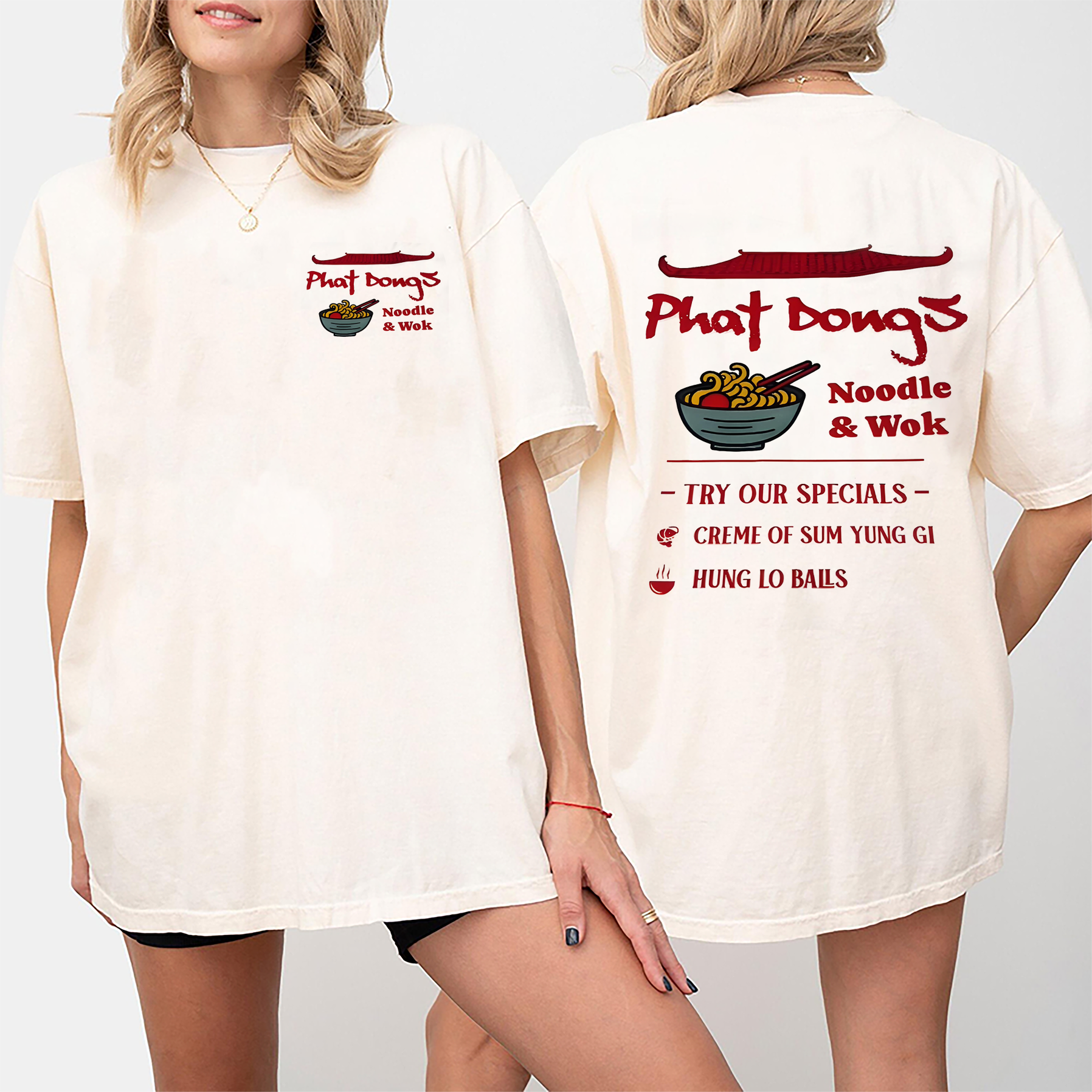 Phat Dong's Noodle & Wok Unisex Shirts/Crewneck/Hoodie