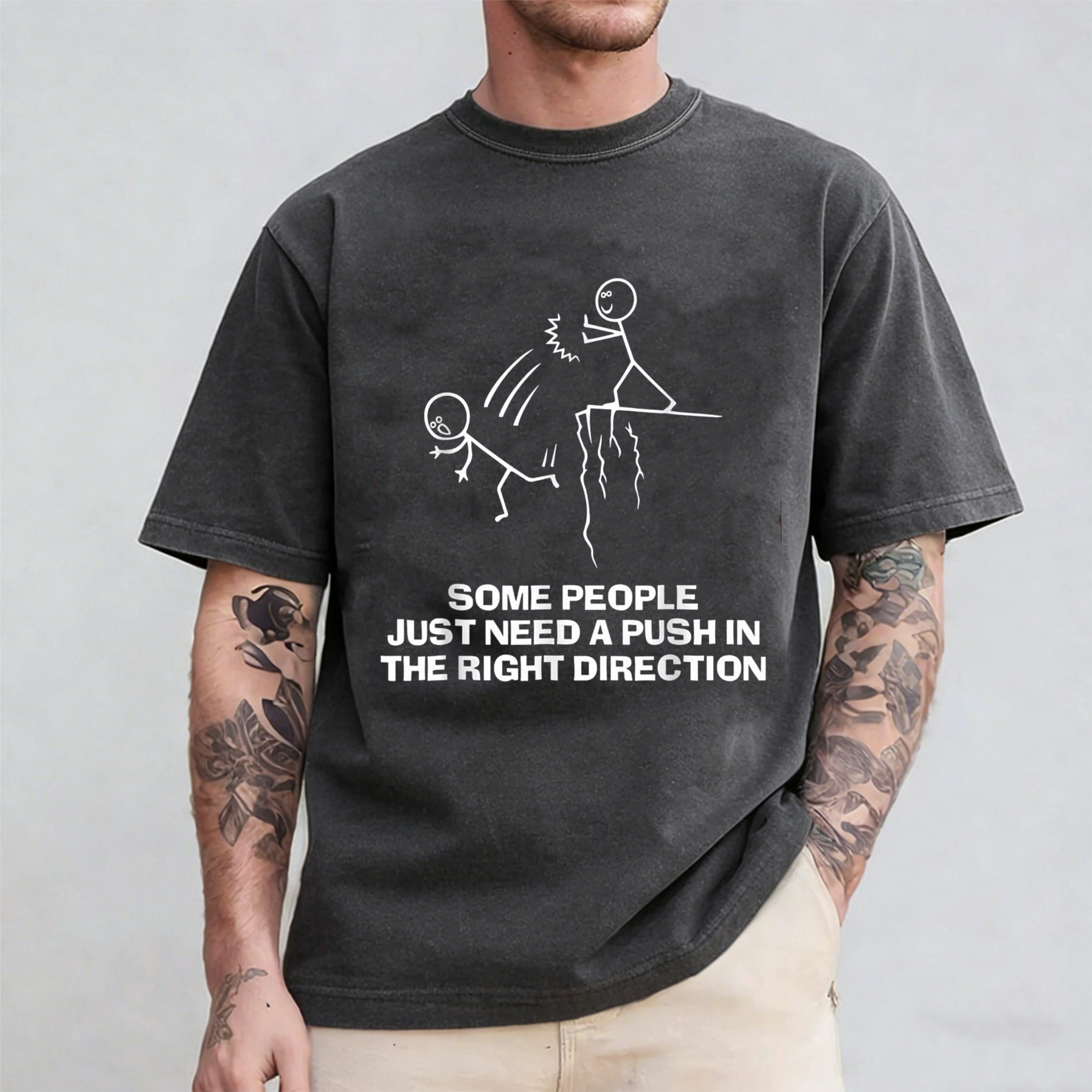 Some People Need A Push In The Right Direction Unisex Shirts/Crewneck/Hoodie