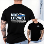 Mike Litzwet Roofing & Gutter Co. Graphic Unisex Shirts/Crewneck/Hoodie Vintage "Since 69"