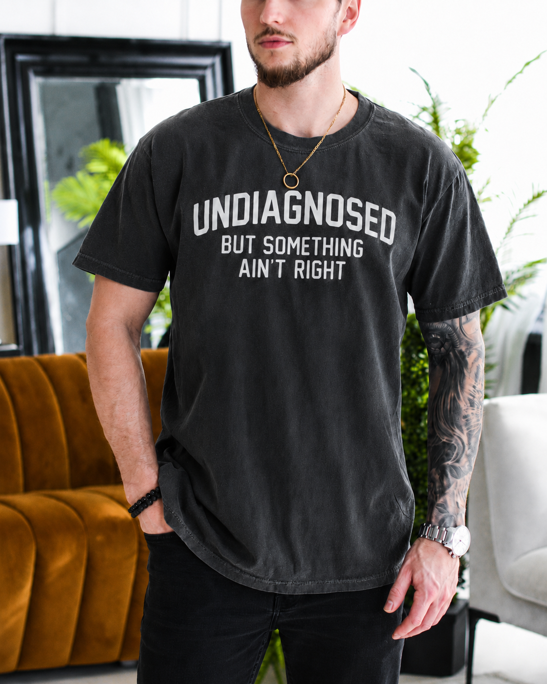 UNDIAGNOSED BUT SOMETHING AIN’T RIGHT Unisex T-shirt/Crewneck/Hoodie