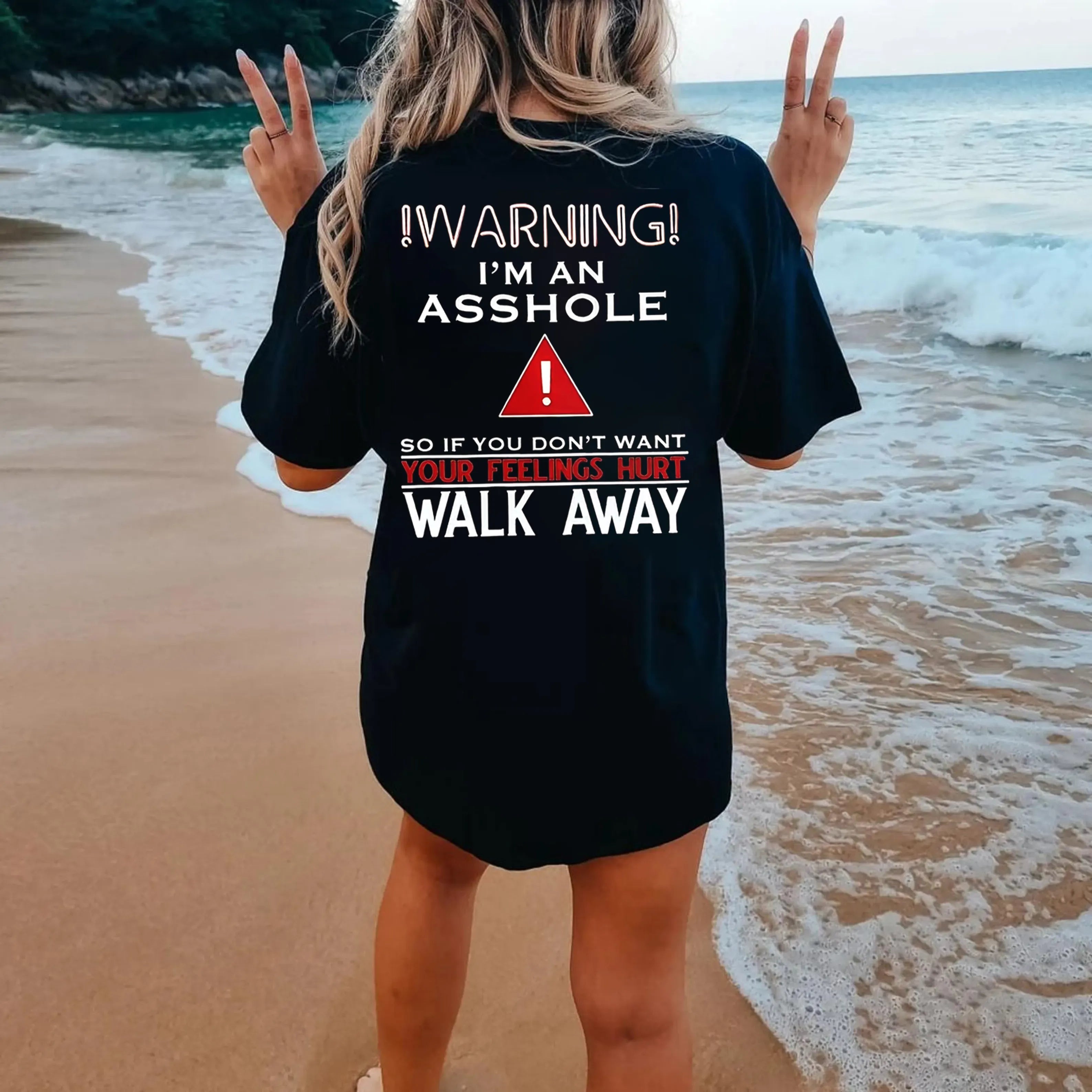 WARNING!I’M AM ASSHOLE! Unisex T-shirt/Crewneck/Hoodie