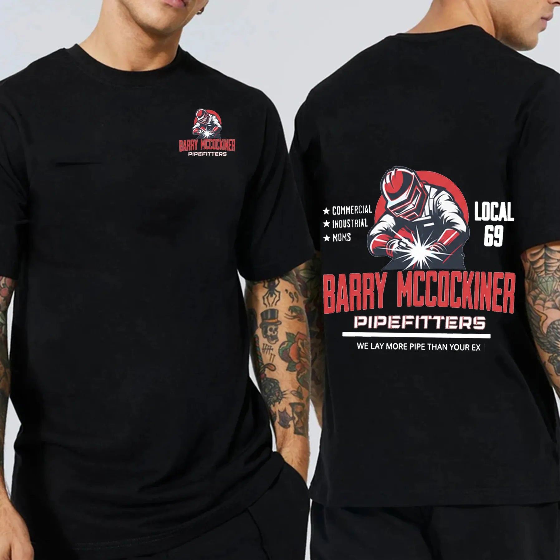 Barry Mccockiner Pipefitters Unisex Shirts/Crewneck/Hoodie