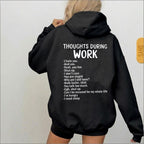 Thoughts During Work Unisex Shirts/Crewneck/Hoodie