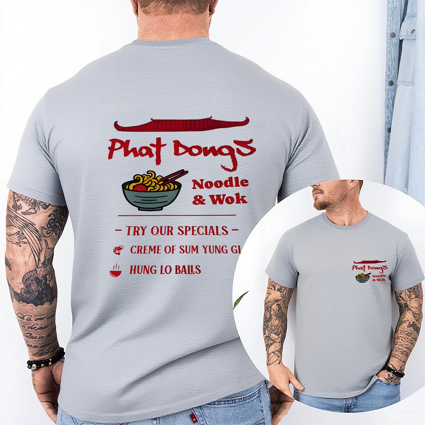 Phat Dong's Noodle & Wok Unisex Shirts/Crewneck/Hoodie