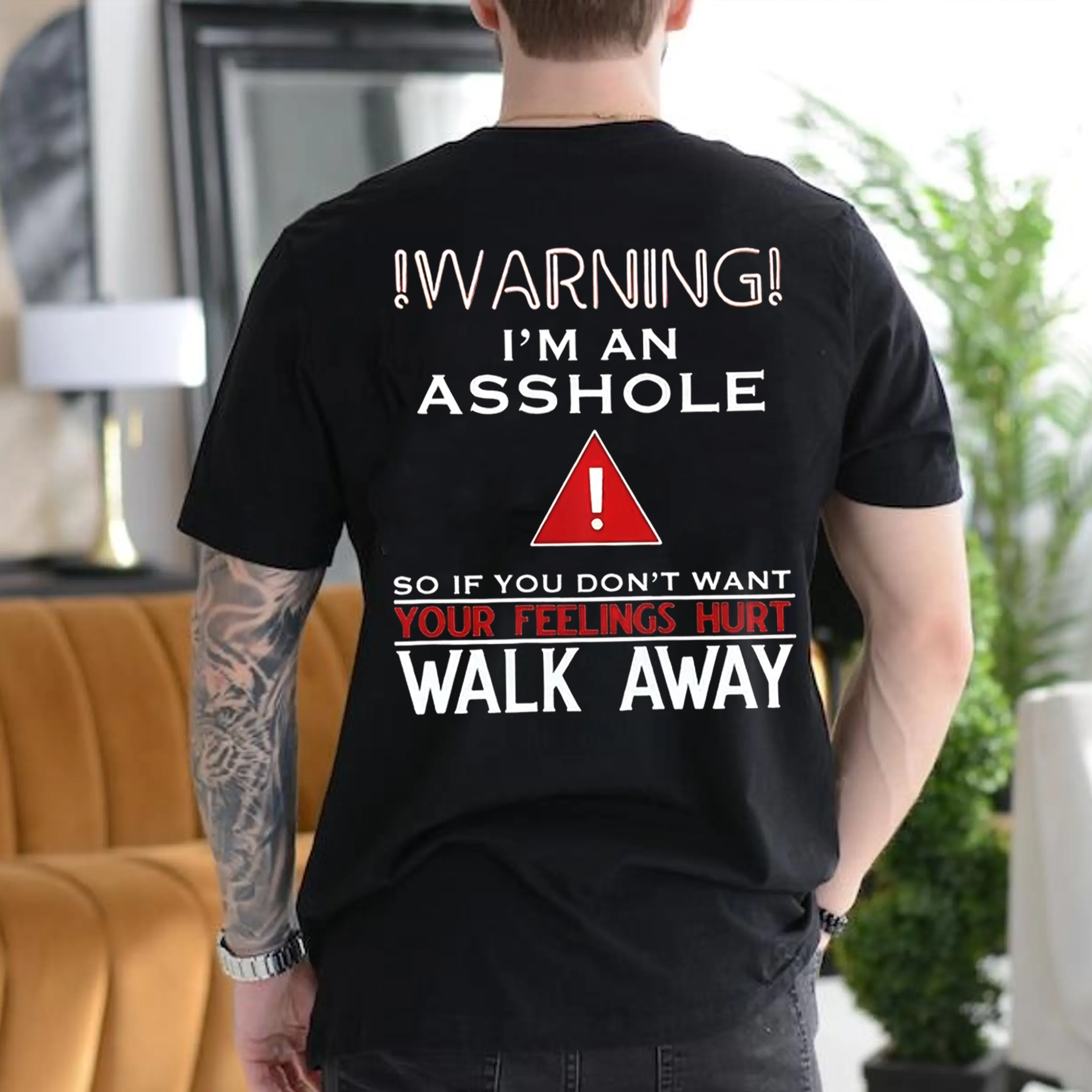 WARNING!I’M AM ASSHOLE! Unisex T-shirt/Crewneck/Hoodie