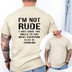 "I'm Not Rude" Social Anxiety Unisex Shirts/Crewneck/Hoodie
