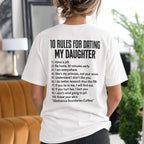 10 Rules for Dating My Daughter Gift Unisex T-shirt/Crewneck/Hoodie