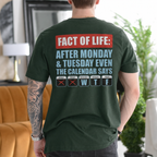 Funny Work Week Shirt, Monday Tuesday Calendar Says WTF  Weekend Countdown Gift Unisex T-shirt/Crewneck/Hoodie