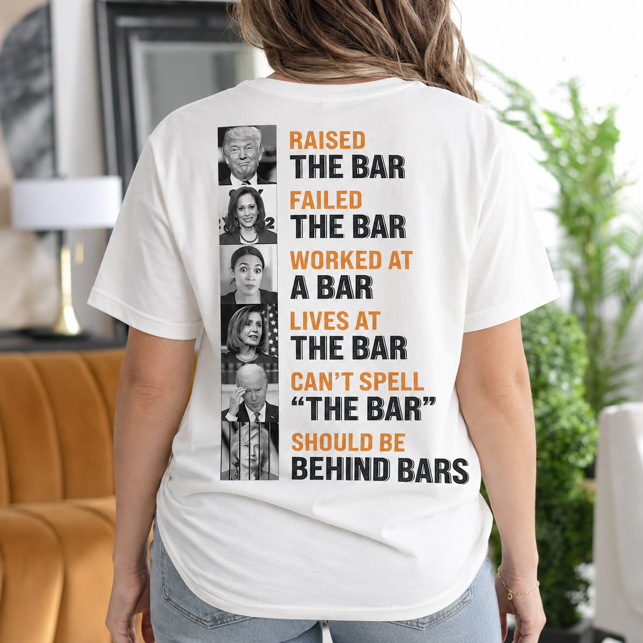 Raised the Bar Failed the Bar Worked at a Bar Lives at the Bar Can't Spell the Bar Should Be Behind Bars Gift Unisex T-shirt/Crewneck/Hoodie