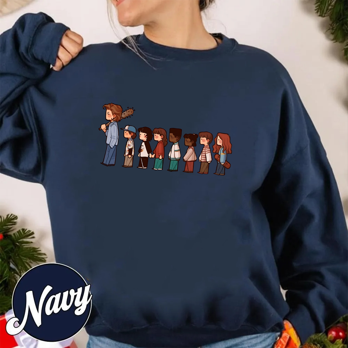V1 Stranger Things Retro Hawkins Crew Unisex Shirts/Crewneck/Hoodie