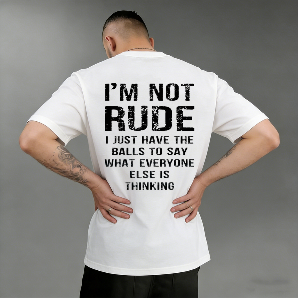 "I'm Not Rude" Social Anxiety Unisex Shirts/Crewneck/Hoodie