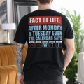 Funny Work Week Shirt, Monday Tuesday Calendar Says WTF  Weekend Countdown Gift Unisex T-shirt/Crewneck/Hoodie