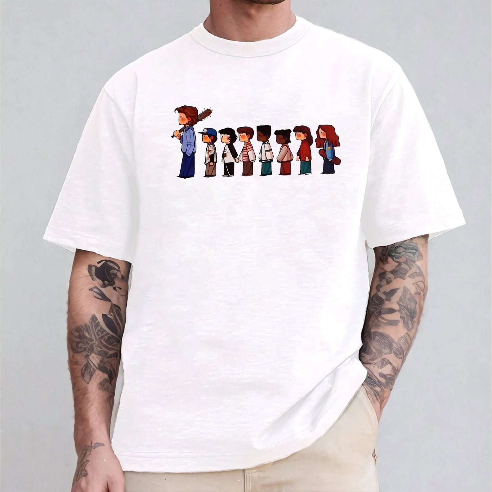 V2 Stranger Things Retro Hawkins Crew Unisex Shirts/Crewneck/Hoodie