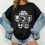 Funny Lgbtq Graphic  Unisex Shirts/Crewneck/Hoodie