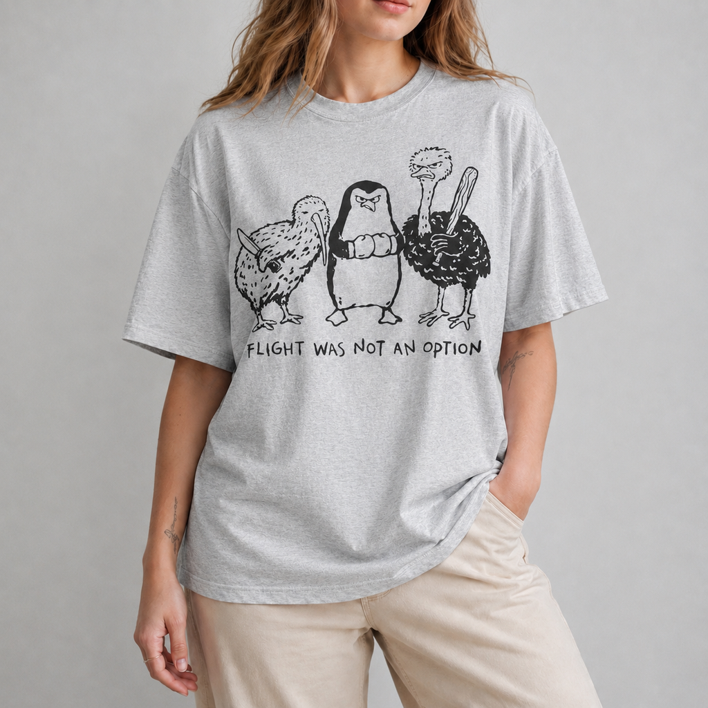 FLIGHT WAS NOT AN OPTION Unisex T-shirt/Crewneck/Hoodie