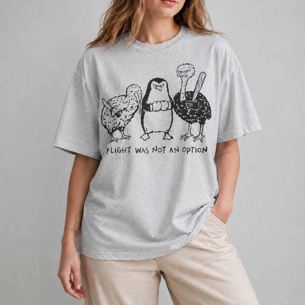 FLIGHT WAS NOT AN OPTION Unisex T-shirt/Crewneck/Hoodie