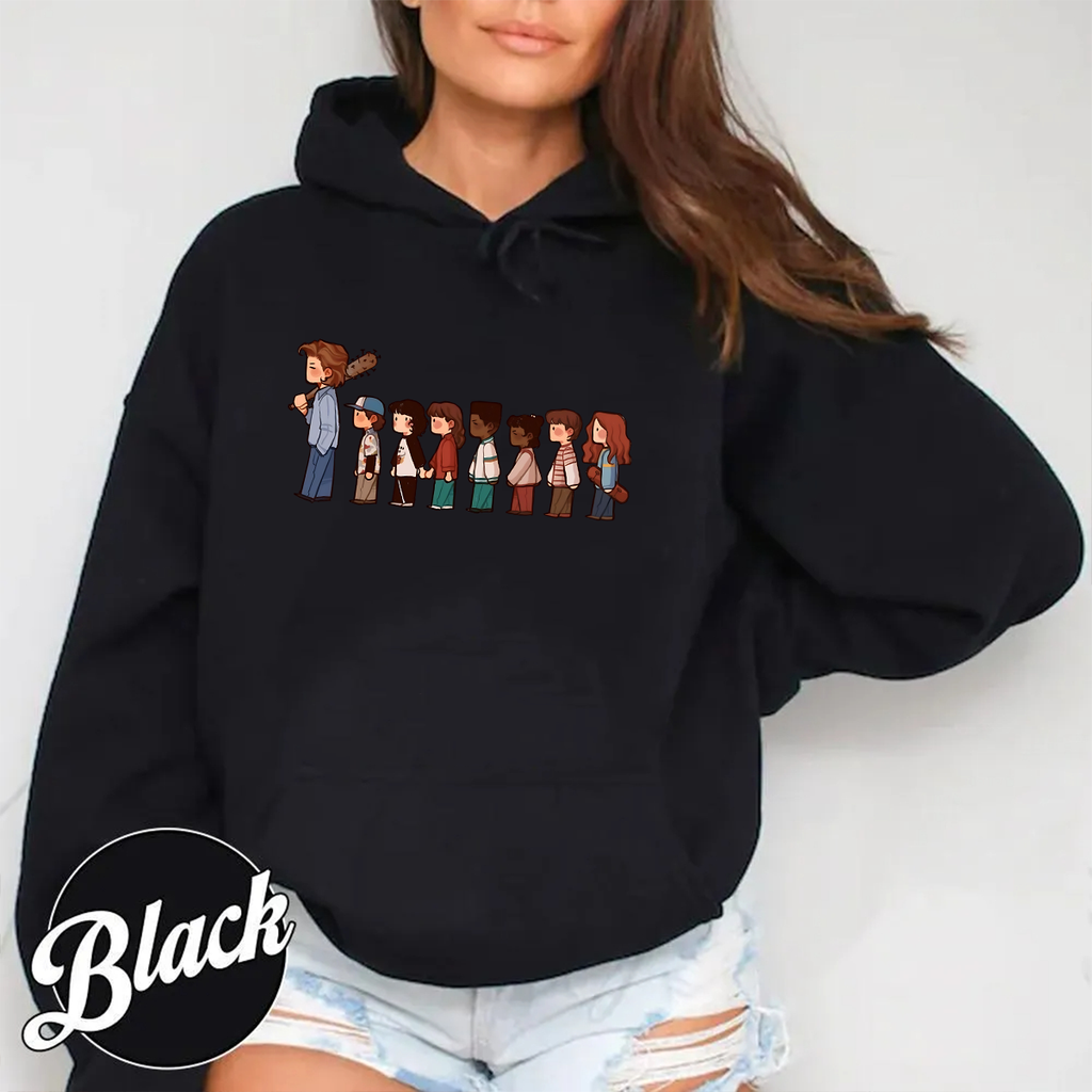 V1 Stranger Things Retro Hawkins Crew Unisex Shirts/Crewneck/Hoodie