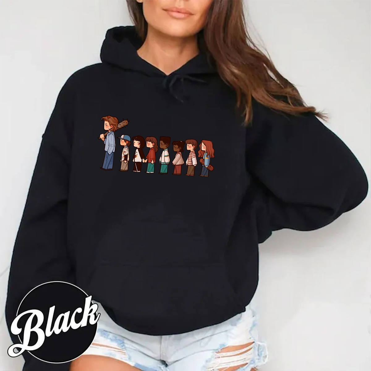 V1 Stranger Things Retro Hawkins Crew Unisex Shirts/Crewneck/Hoodie