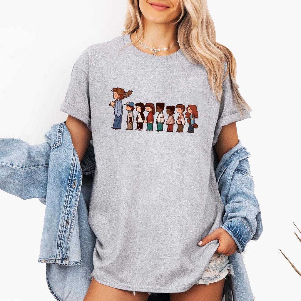 V1 Stranger Things Retro Hawkins Crew Unisex Shirts/Crewneck/Hoodie