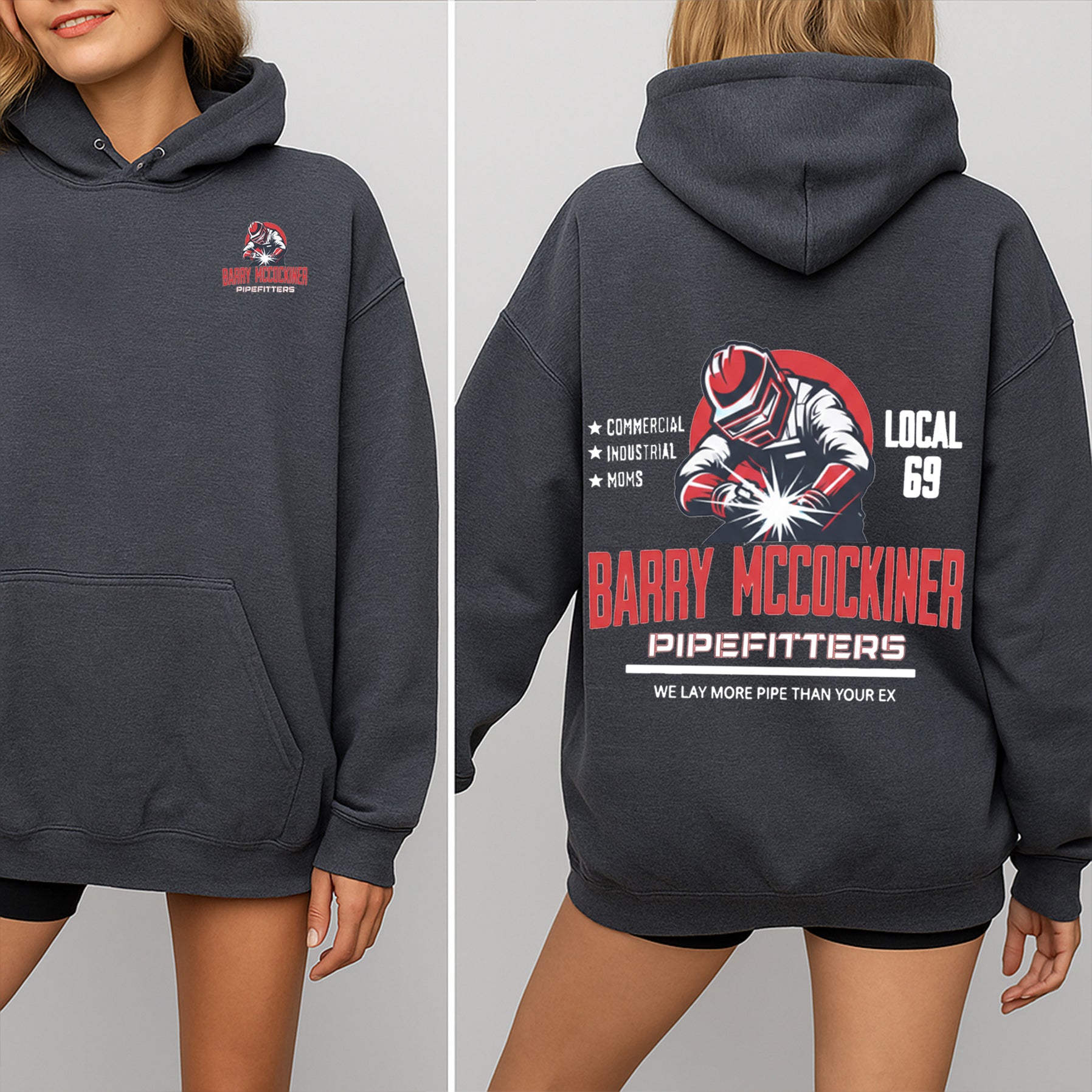 Barry Mccockiner Pipefitters Unisex Shirts/Crewneck/Hoodie