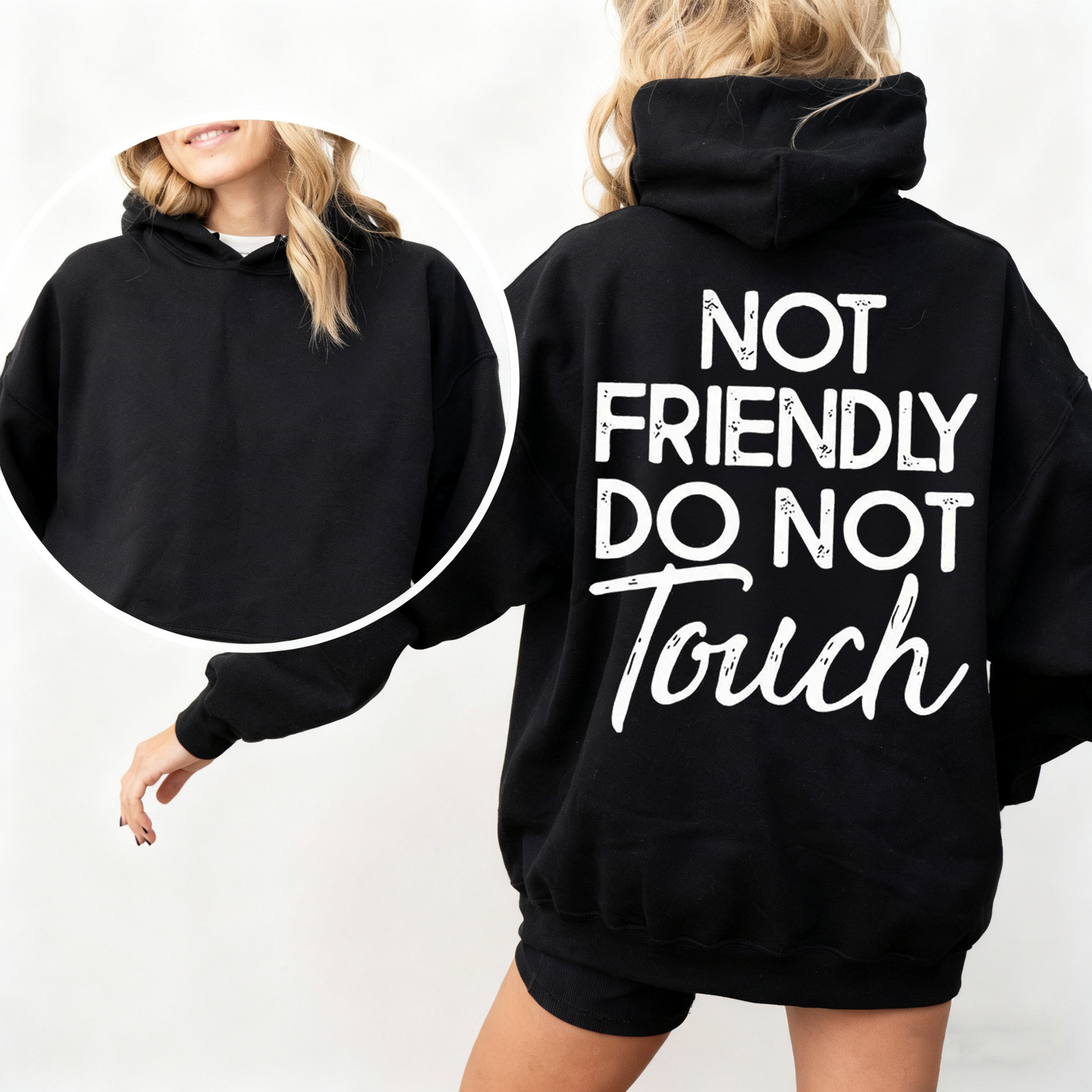 Not friendly Do not touch Unisex T-shirt/Crewneck/Hoodie
