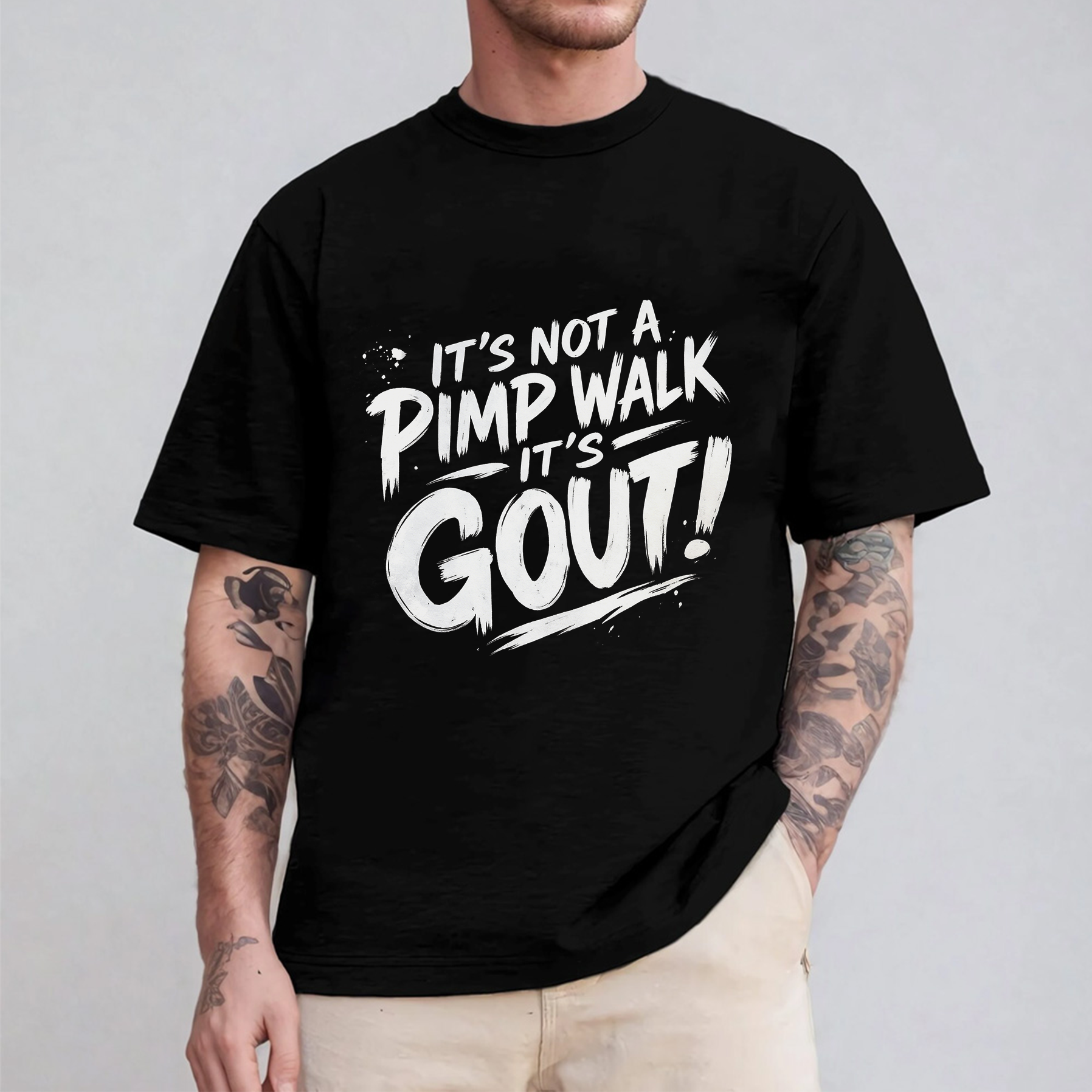 Its Not A Pimp Walk Its Gout Funny Gout Awareness Unisex T-shirt/Crewneck/Hoodie