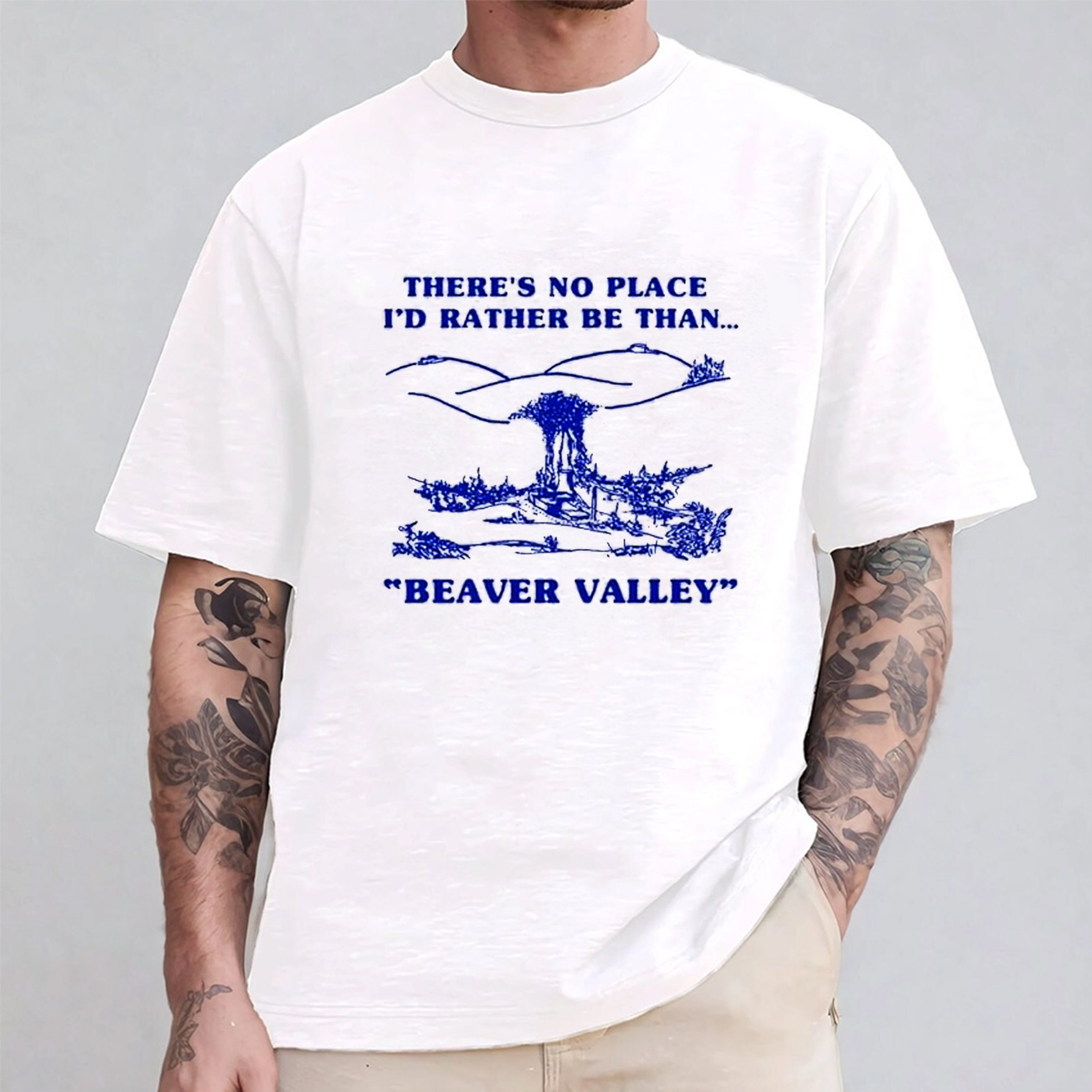 There's No Place I'd Rather Be Than Beaver Valley Unisex Shirts/Crewneck/Hoodie
