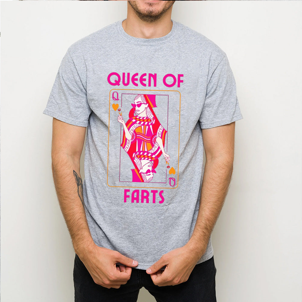 Funny Queen of Fart Farting Unisex Shirts/Crewneck/Hoodie