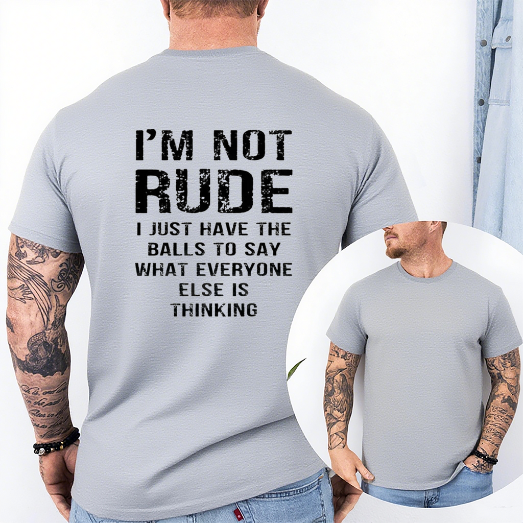 "I'm Not Rude" Social Anxiety Unisex Shirts/Crewneck/Hoodie