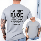 "I'm Not Rude" Social Anxiety Unisex Shirts/Crewneck/Hoodie