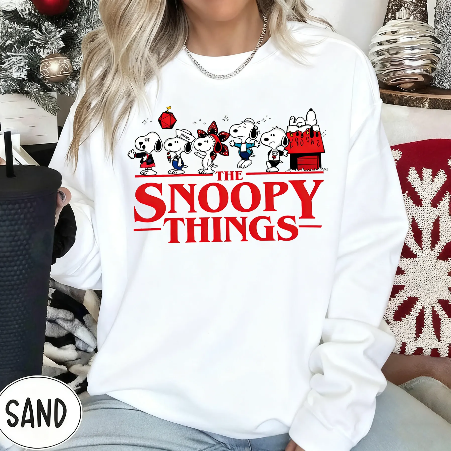 Snoopy Stranger Things Unisex Shirts/Crewneck/Hoodie