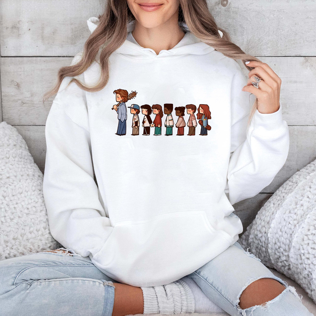 V1 Stranger Things Retro Hawkins Crew Unisex Shirts/Crewneck/Hoodie