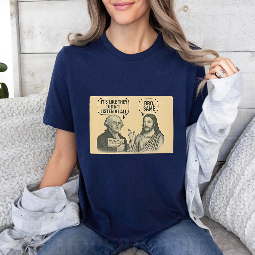 George and Jesus Unisex Shirts/Crewneck/Hoodie
